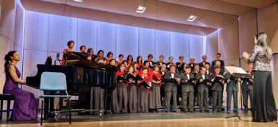 Director General Amino Chi and Mrs. Chi attended the 35th Southern California Joint Choral Concert at Performing Arts Center of Baldwin Park, hosted by HiFar Foundation on April 27, 2024.