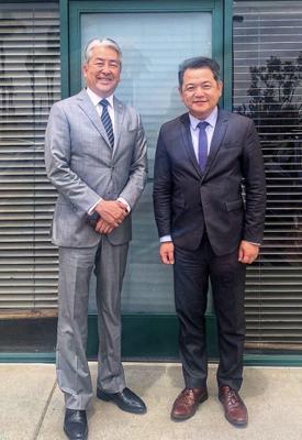 Director General Amino Chi was delighted to meet with Hon. Al Muratsuchi, Chair of the California State Assembly’s Education Committee. They exchanged views on issues of mutual concern.