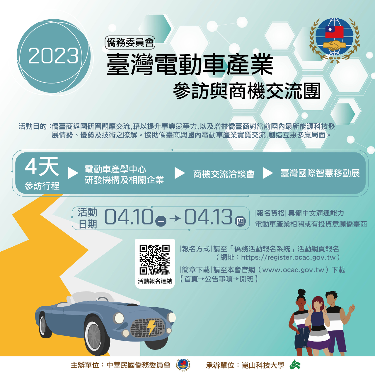 2023年臺灣電動車產業參訪與商機交流團