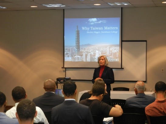 Dr. Shelly Rigger presented her book "Why Taiwan Matters"