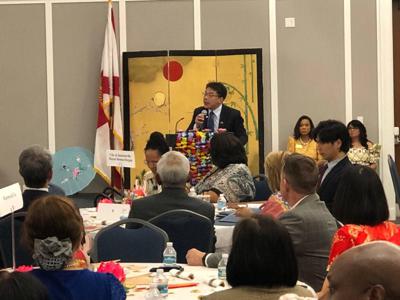 Director General Chou was invited to attend the “Asian American and Pacific Islander Heritage Month Celebration” in Jacksonville