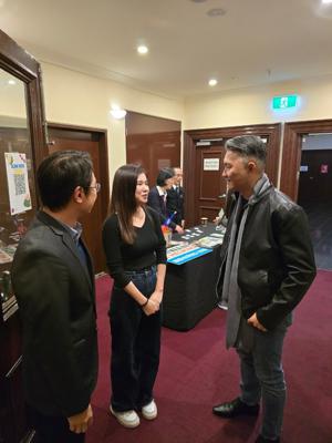 呂處長出席墨爾本國際學生台灣美食之夜活動