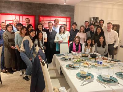 Taiwanese-Luxembourgish youth networking dinner co-organized with MP Paul Galles