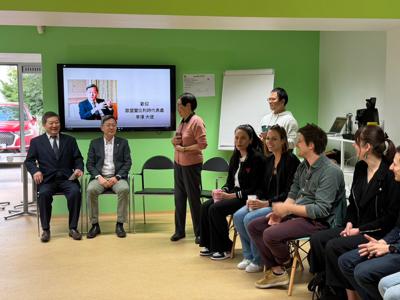 Ambassador Roy Chun Lee attended a learning presentation hosted by the "Taiwanese Center for  Mandarin Learning-Taiwan Mandarin Language Association in Belgium"!