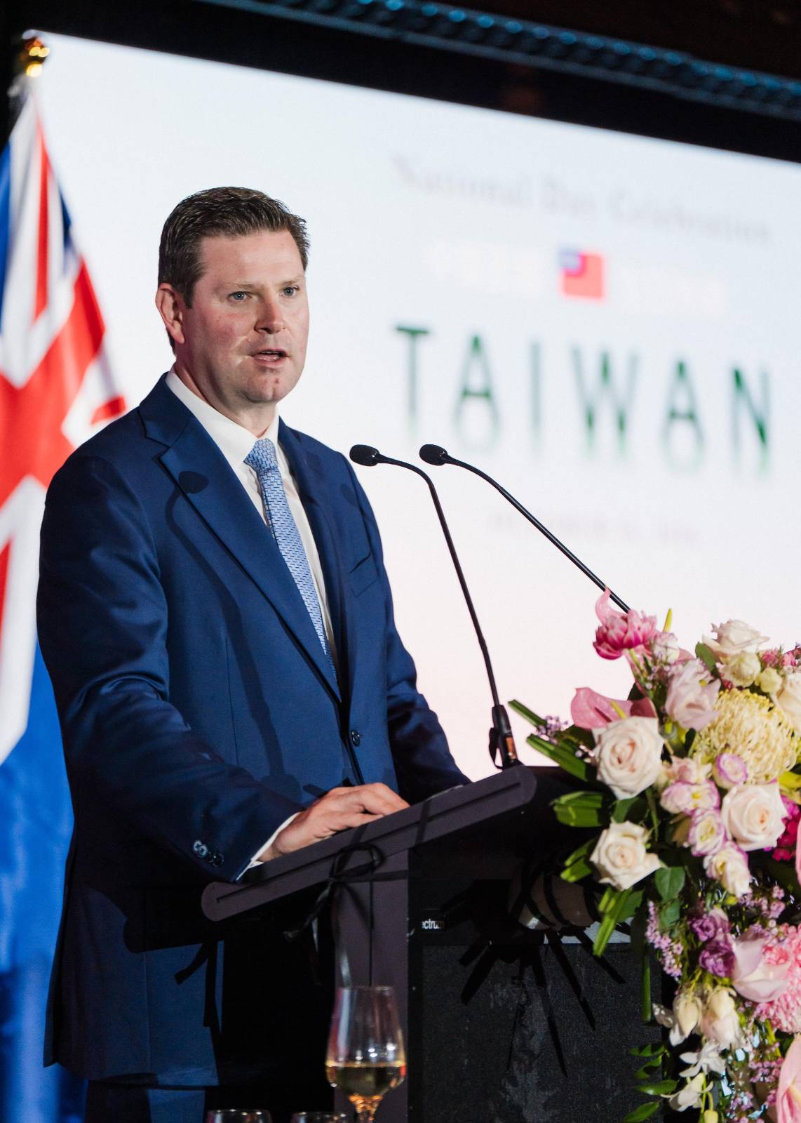 新州財政事務影子廳長Scott Farlow致詞
