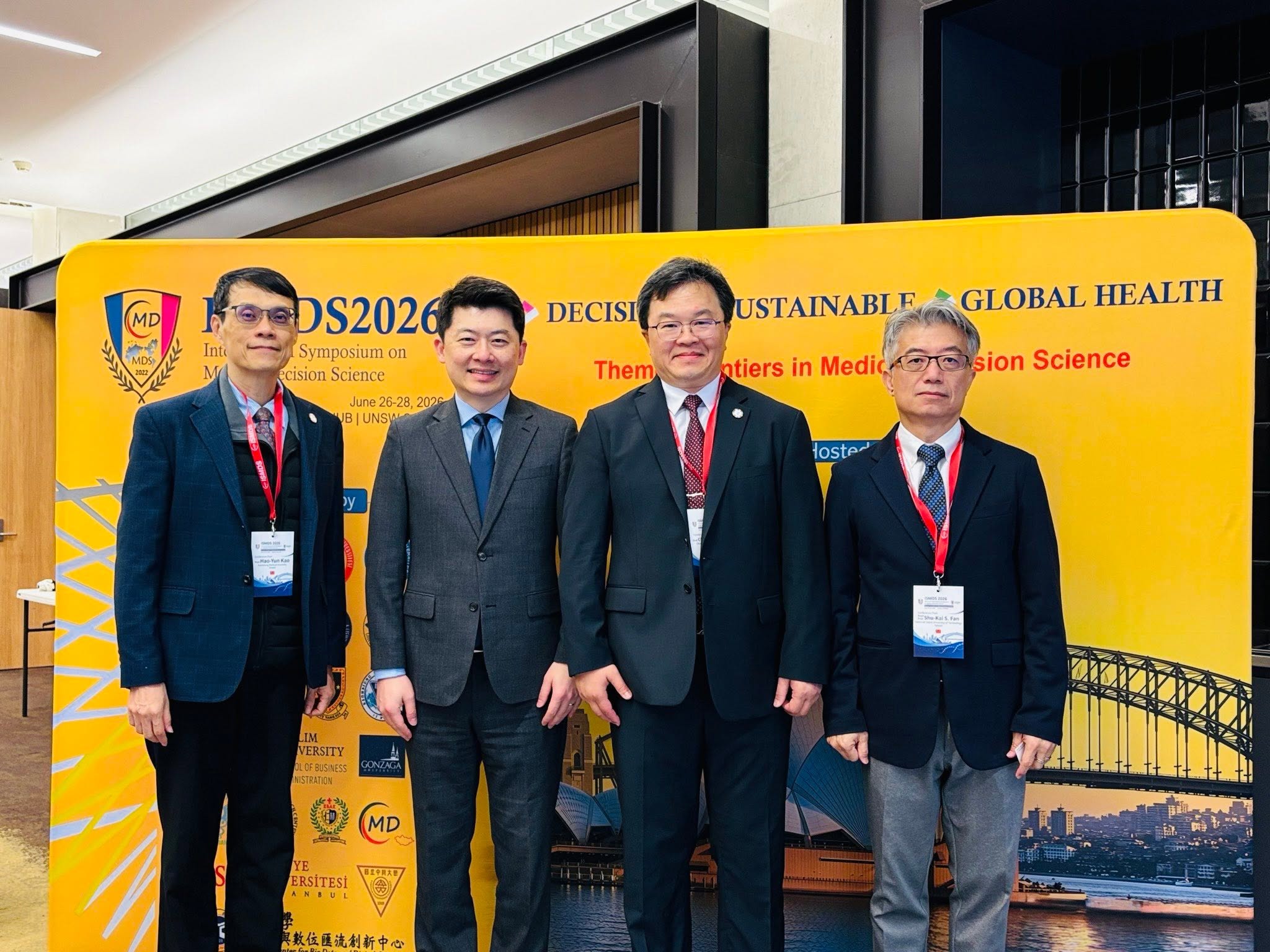 Director General David Cheng-Wei Wu Attends the 4th International Symposium on Medical Decision Science at UNSW