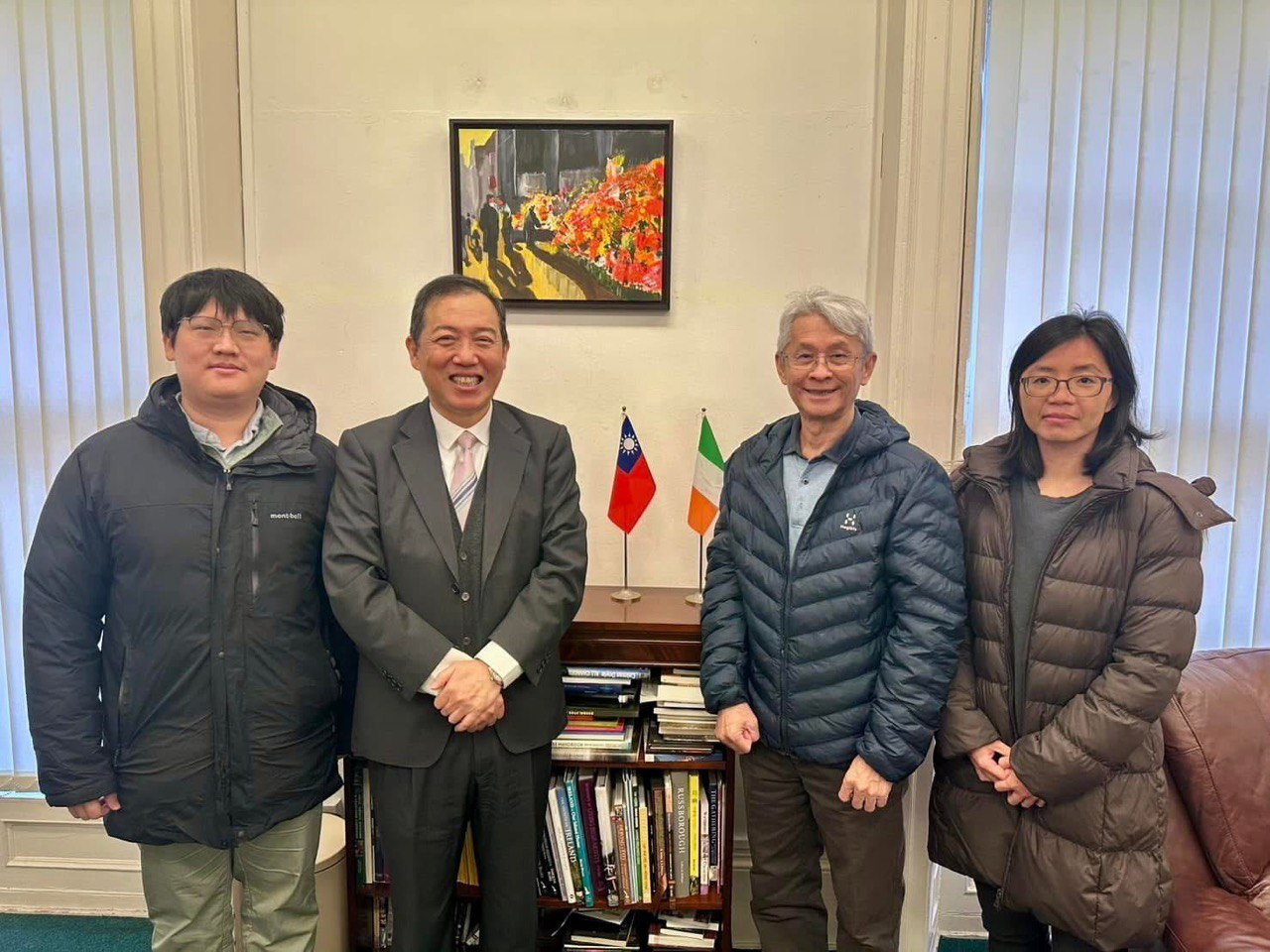 In mid-January 2025, delegates from the Chen Cheng-po Cultural Foundation visited Ireland to explore opportunities for further collaboration with the Chester Beatty and the National Gallery of Ireland.