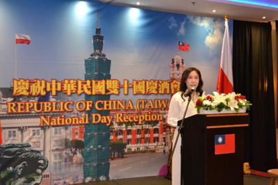 駐波蘭代表處舉辦國慶酒會 展現台灣民主韌性及人道關懷