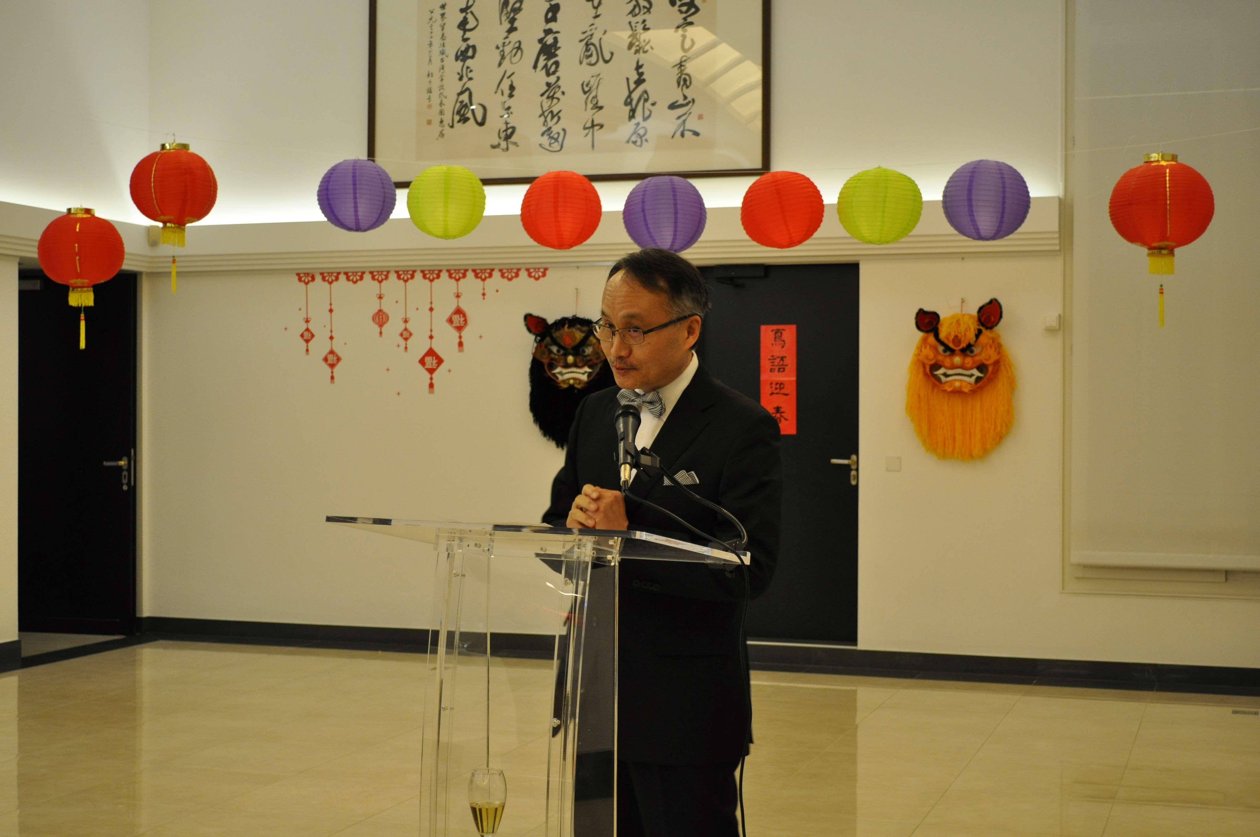 WTO代表團2026年2月新春晚會黃大使昭元致詞