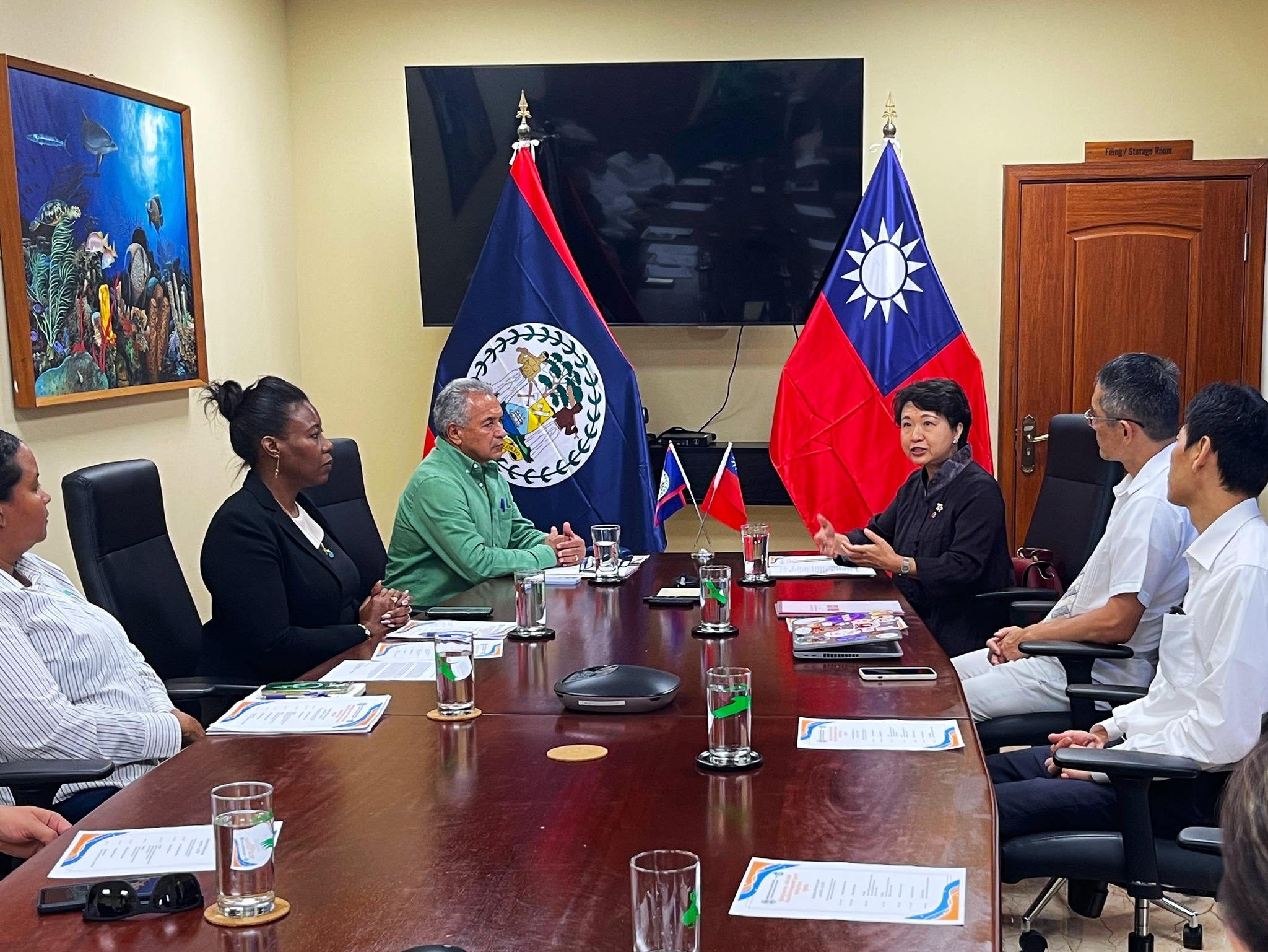 「貝里斯複合災害風險管理能力強化計畫」執行協議簽署儀式