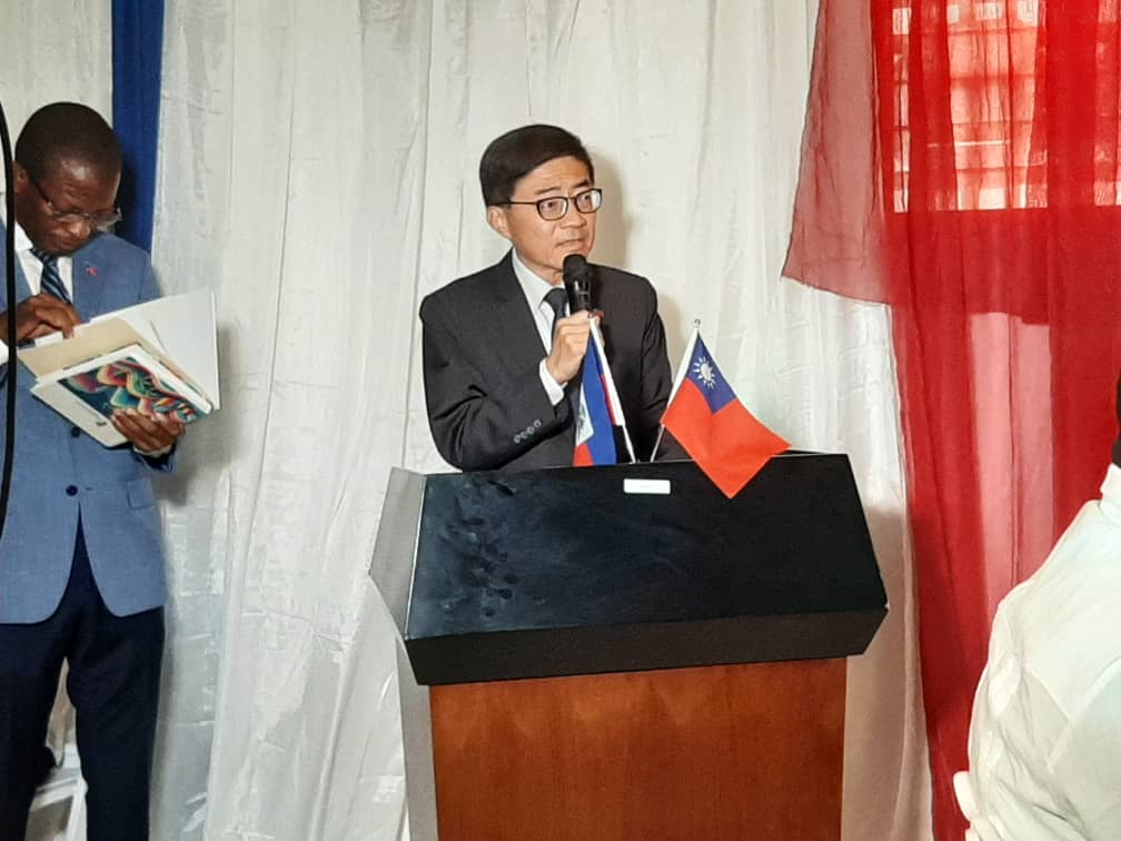 胡大使致詞表示，藉由農技合作執行協定的簽署，台灣將持續支持海地稻米及蔬果生產，構建海地農戶的自主能力，為糧食安全做出貢獻。