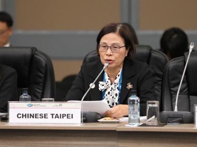 La ministra sin cartera Yang Jen-ni asistió a la Reunión de Ministros Responsables de Comercio del APEC