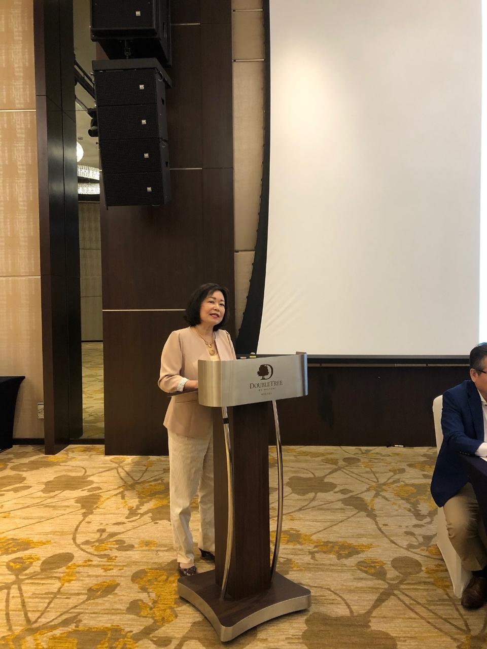 Dalam ucapannya, Wakil Anne Hung menyeru komuniti antarabangsa untuk menyokong penyertaan Taiwan dalam Pertubuhan Kesihatan Sedunia dan Perhimpunan Kesihatan Sedunia.