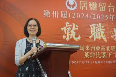 Wakil Phoebe Yeh menghadiri majlis perasmian Taiwan Universities Alumni Association Kluang