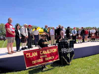 DG Chen attends the 85th Embro Highland Games in Oxford County