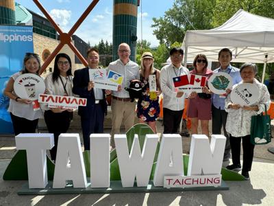 Taichung as a senior sister city attends Winnipeg's 150th anniversary