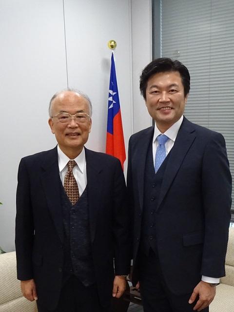 日台交流芦屋之會 山本賢一會長拜會駐大阪辦事處 台北駐大阪經濟文化辦事處taipei Economic And Cultural Office In Osaka