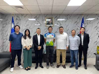 Taiwanese cyclist Jacky Chen arrived in Dubai!