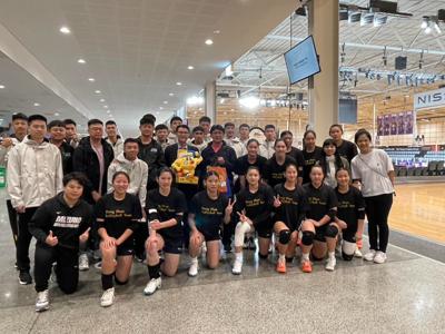 台灣高中排球甲級聯賽冠軍球隊到布里斯本移地訓練